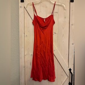 Urban Outfitters Red Slip Dress